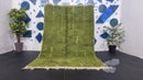 Handmade Moroccan Rug – Custom Green Wool Area Rug, Off Green Custom Rug, Modern Rugs for Living Room, 5x7 Rug, 8x10 Rug, Large Rugs