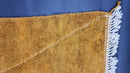 Handmade Moroccan Amber Wool Rug – Soft, Cozy Shaggy Berber Carpet in Custom Sizes, Perfect for Boho and Rustic Spaces, beni ourine rug