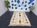 Custom Moroccan Beni Ourain Rug – Handmade Berber Rug with Geometric Patterns, Available in Multiple Sizes, Moroccan Shag Area Rug