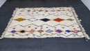 Custom Moroccan Beni Ourain Rug – Handmade Berber Rug with Geometric Patterns, Available in Multiple Sizes, Moroccan Shag Area Rug