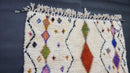Custom Moroccan Beni Ourain Rug – Handmade Berber Rug with Geometric Patterns, Available in Multiple Sizes, Moroccan Shag Area Rug