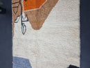 Custom Handmade Moroccan Wool Rug – Abstract Art Design, High-Quality Boujad Rug, Available in Custom Sizes