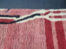 Handmade Moroccan Rug - High Pile Groovy Beni Ourain Wool Rug for Living Room & Bedroom, Custom Sizes Available - by 100kends