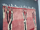 Handmade Moroccan Rug - High Pile Groovy Beni Ourain Wool Rug for Living Room & Bedroom, Custom Sizes Available - by 100kends