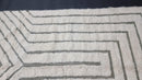 Handmade Custom Moroccan Rug – Beni Ourain Berber Rug – Cream White Wool Shag Area Carpet – Modern Moroccan Rug 8x10 9x12 – Boho Decor rug