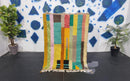 Vibrant Handmade Moroccan Wool Rug | Berber Carpet | Beni Ourain, Boujad, Boucherouite Tribal Rug | Colorful Custom Sizes Available