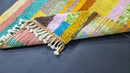 Vibrant Handmade Moroccan Wool Rug | Berber Carpet | Beni Ourain, Boujad, Boucherouite Tribal Rug | Colorful Custom Sizes Available