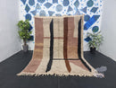 Handmade Custom Moroccan Wool Rug | Beni Ourain Berber Shag Rug | Personalized & Custom Size Area Rug for Home Décor | Moroccan Rug