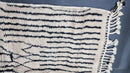 Custom Handmade Moroccan Wool Rug - Minimalist Beni Ourain Style Area Rug - Custom Sizes & Fringe Options - Contemporary Carpet