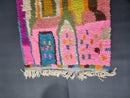 Vibrant Custom Moroccan Berber Rug - Handmade Wool Azilal Bohemian Decor, Available in Various Sizes (3x5 ft to 15x15 ft), rugs by 100kends
