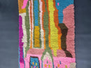 Vibrant Custom Moroccan Berber Rug - Handmade Wool Azilal Bohemian Decor, Available in Various Sizes (3x5 ft to 15x15 ft), rugs by 100kends