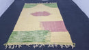Custom Handmade Moroccan Wool Rug - Vibrant Azilal Style | Beautiful Wool Carpets for Living Room | Sizes 3x5 to 15x15 ft | By 100kends