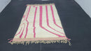 Authentic Handmade Moroccan Wool Rug - Berber Design Beni Ourain Style Shag Pile Tapis Berbere - Luxurious Handwoven Moroccan Rug
