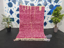 Custom Handmade Moroccan Berber Rug - Soft Pink Beni Ourain Shag Rug - Wool Moroccan Rug 8x10, 9x12, Custom Sizes Available
