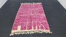 Custom Handmade Moroccan Berber Rug - Soft Pink Beni Ourain Shag Rug - Wool Moroccan Rug 8x10, 9x12, Custom Sizes Available