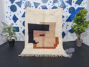 Custom Moroccan Rug - Boho Shag Berber Rug, Large Sizes & Custom Options Available, Handmade Wool Rug for Modern and Beach House Décor
