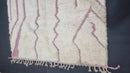 Custom Moroccan Rug | Handmade Wool Striped Rug for Living Room, Bedroom, Kitchen | Artistic White Teppich | Sizes 3x5 to 15x15 ft