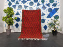 Custom Moroccan Rug | Handmade Wool Berber Rug | Boho Style Beni Ourain Carpet | Boujad Large Wool Area Rug | 8x10 Moroccan rug by 100kends