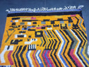 Custom Handmade Moroccan Rug - Vibrant Berber Wool Carpet with Orange & Black Zigzag Patterns, Available in All Sizes by 100kends