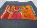 Custom Moroccan Wool Rug - Handmade Berber Boujad Rug with Contemporary Design (Sizes 3x5 to 15x15 ft) , handmade moroccan rug by 100kends