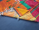 Custom Moroccan Wool Rug - Handmade Berber Boujad Rug with Contemporary Design (Sizes 3x5 to 15x15 ft) , handmade moroccan rug by 100kends