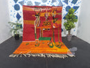 Custom Moroccan Wool Rug - Handmade Berber Boujad Rug with Contemporary Design (Sizes 3x5 to 15x15 ft) , handmade moroccan rug by 100kends