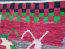 Custom Red Moroccan Wool Rug - Bohemian Tribal Design | 6x9, 9x12, 8x10 & More Sizes | Large Living Room Red Pink Area Rug by 100kends