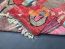 Hand-Tufted Red Moroccan Rug – Shag Rug, 8x10 Rug, Dining Room Rug, 9x12 Area Rugs – Custom Size Abstract Beni Rug by 100kends