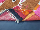 Vibrant Handmade Morocan Wool Rug - Beni Ourain, Berber Style, Boho Area Rug for Bedroom or Living Room - Custom Sizes Available by 100kends