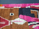 Vibrant Handmade Morocan Wool Rug - Beni Ourain, Berber Style, Boho Area Rug for Bedroom or Living Room - Custom Sizes Available by 100kends