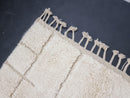 Custom Moroccan Beni Ourain Rug - Handmade Wool Berber Area Rug - Abstract Boho Moroccan Rug for Living Room, Custom Sizes Available