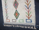 Custom Moroccan Rug - Multicolor Wool Berber Rug with Modern Abstract Design for Living Room - Beni Ourain Style Area Rug by 100kends
