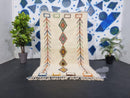 Custom Moroccan Rug - Multicolor Wool Berber Rug with Modern Abstract Design for Living Room - Beni Ourain Style Area Rug by 100kends