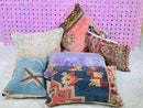 Cozy Handwoven Wool Throw Pillows - Rustic Farmhouse & Bohemian Decor | Unique Textured Cushions, Perfect Housewarming Gifts by 100kends