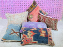 Cozy Handwoven Wool Throw Pillows - Rustic Farmhouse & Bohemian Decor | Unique Textured Cushions, Perfect Housewarming Gifts by 100kends
