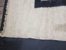 Custom Moroccan Rug, Handmade Wool Beni Ourain Rug, Bohemian Berber Carpet with Abstract Design – Various Sizes Available by 100kends