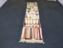 Custom Moroccan Runner Rug, Handmade Wool Hallway Runner, White Berber Long Rug, Moroccan Area Rug, Handwoven Wool Rug, Custom Sizes