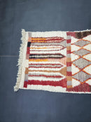 Custom Moroccan Runner Rug, Handmade Wool Hallway Runner, White Berber Long Rug, Moroccan Area Rug, Handwoven Wool Rug, Custom Sizes