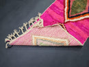 Custom Moroccan Pink Runner Rug - Handcrafted Berber Wool Rug, Hallway Runner, Modern Beni Ourain Design, handmade moroccan runner rug