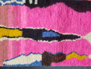 Custom Moroccan Runner Rug – Pink Wool Berber Runner Rug for Hallway | Modern Beni Ourain Moroccan Pink Rug, Handmade Moroccan runner rug