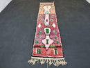Authentic Moroccan Shag Runner Rug - Bohemian Berber Entryway Rug - Custom Sizes Available - Handmade Hallway & Kitchen Runner