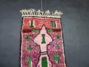 Authentic Moroccan Shag Runner Rug - Bohemian Berber Entryway Rug 1.6 x 28 ft ( 49 x 853 cm )