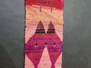 Custom Handmade Moroccan Runner Rug | Berber Narrow Striped Carpet | Kitchen Rug Runner | 100kends Rug | Washable Runner Rug