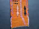 Custom Orange & green Moroccan Shag Runner Rug - Handmade Plush Wool Rug, Traditional Beni Ourain Rug, Funky Natural Wool Runner by 100kends
