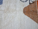 Custom Handmade Moroccan Wool Rug – Abstract Art Design, High-Quality Boujad Rug, Available in Custom Sizes