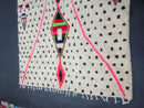 Custom Moroccan Wool Rug - White Tribal Bohemian Rug for Living Room - Available in 6x9, 9x12, 8x10 Sizes & More