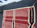Handmade Moroccan Rug - High Pile Groovy Beni Ourain Wool Rug for Living Room & Bedroom, Custom Sizes Available - by 100kends