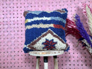 Handmade Moroccan Bohemian Pillow Cover - Kilim Decorative Throw Pillow Cover 17 Inches - Wool Jute Cushion Cover - Best Gift for Home Decor