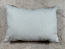 Morocan Wool Pillow 24x16 – Handmade Neutral Throw Pillow for Minimalist Rustic Decor, Artisan Earthy Accent Cushion, Boho Style by 100kends
