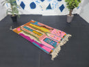 Vibrant Custom Moroccan Berber Rug - Handmade Wool Azilal Bohemian Decor, Available in Various Sizes (3x5 ft to 15x15 ft), rugs by 100kends